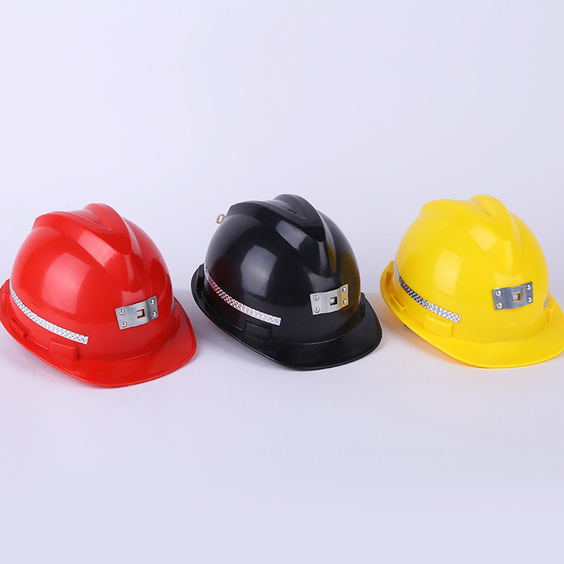 Miners' safety helmet anti-smashing shock absorption can be installed with lamp holder helmet tunnel mining safety helmet labor protection site construction protection