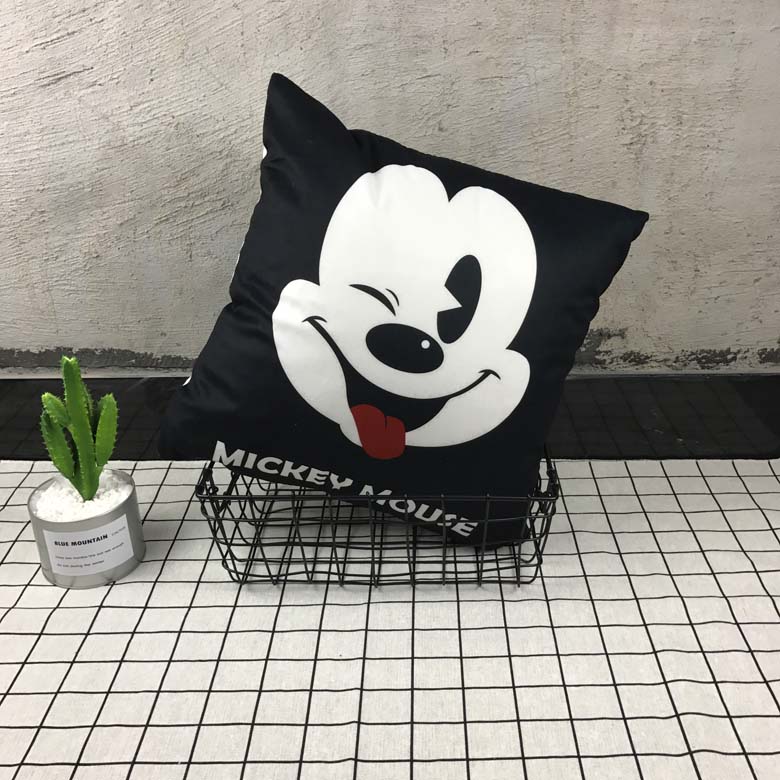 Phim hoạt hình dễ thương Mickey Minnie Chuột ôm gối xe sofa đệm gối tựa đầu gối quà tặng trẻ em ngày gối ghế