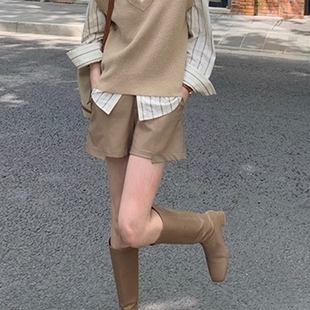 马甲背心针织女叠穿毛衣马夹