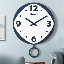 Wall clock living room household fashion modern simple wall clock Light luxury Nordic creative clock wall art personality clock