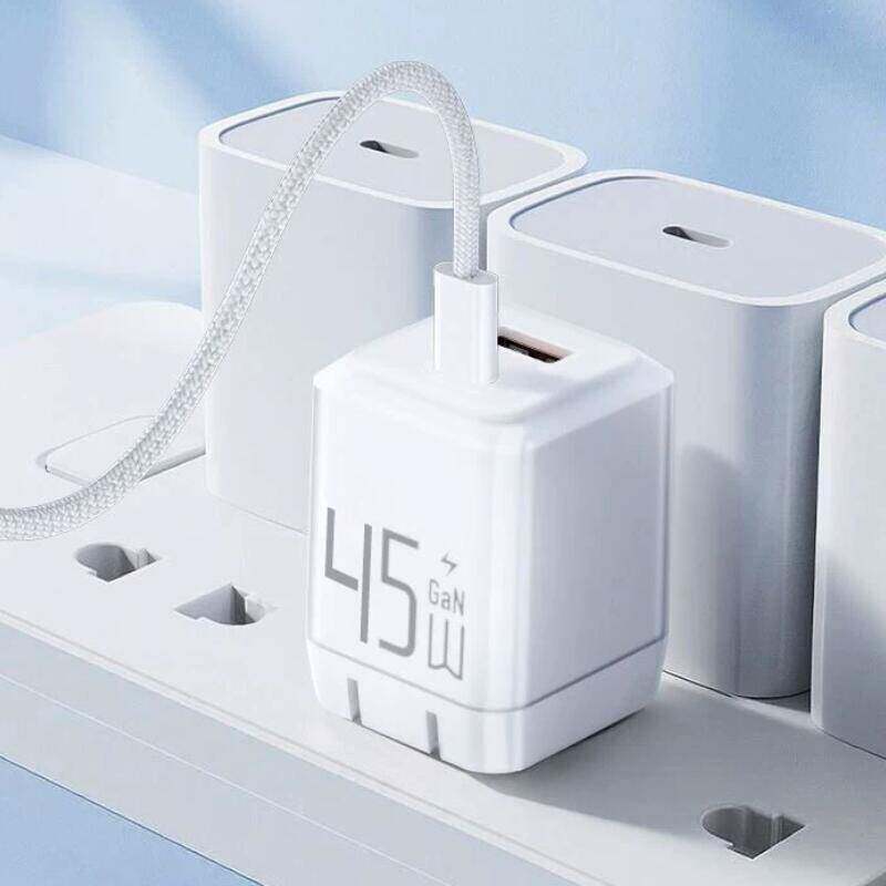 苹果专用45W双口快充氮化镓充电头