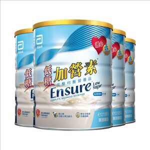 雅培ensure港版低糖加营素中老年奶粉代餐营养粉*6罐官方正品