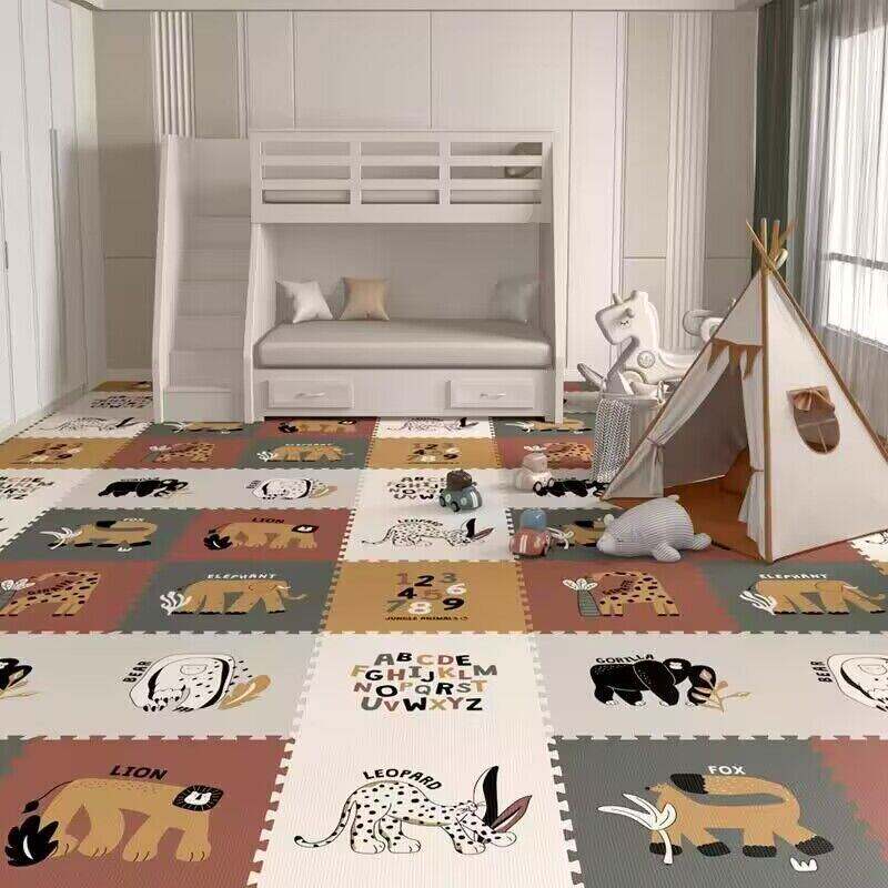 贝易宝宝拼接爬爬垫婴儿童加厚家用无甲醛拒污抗菌防摔地垫爬行垫