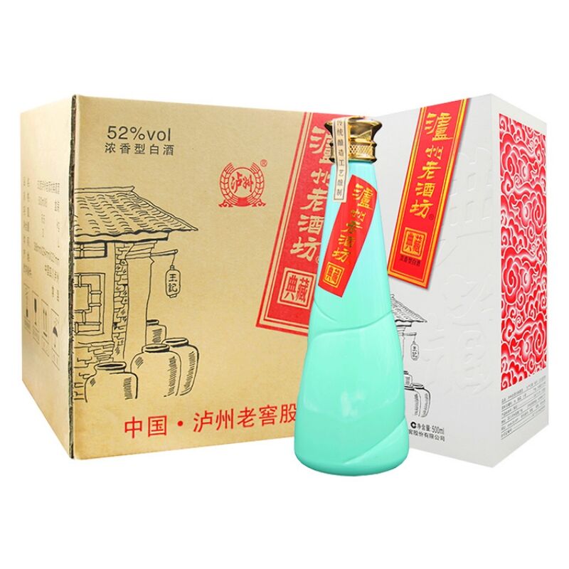 泸州老窖老酒坊典藏白酒500ml6瓶