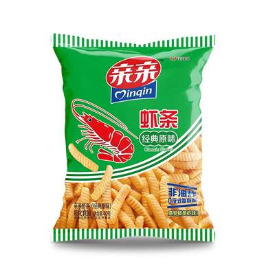亲亲虾条40g大包鲜虾片番茄
