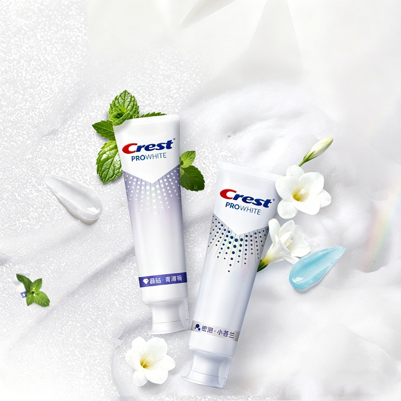 佳洁士焕齿白热感美白牙膏钻亮薄荷