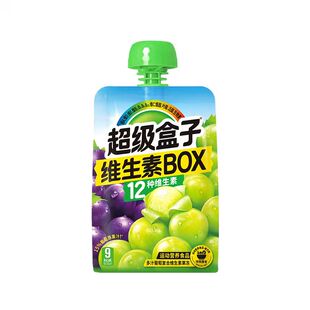 6包临期超级盒子多汁葡萄复合维生素果冻