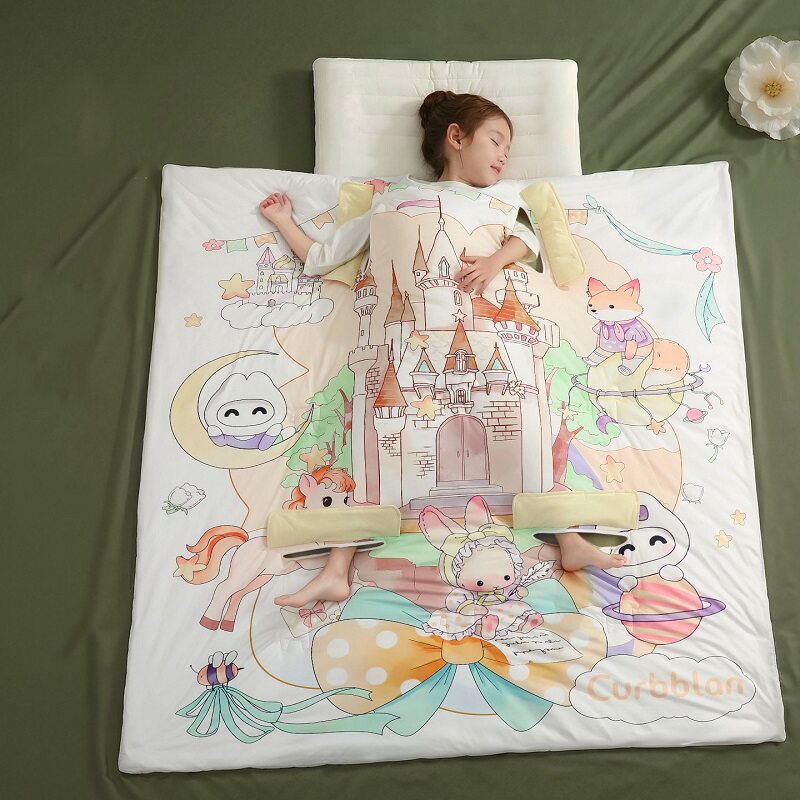 儿童防踢被保暖中大童专用恒温睡觉宝宝被子春秋款防着凉四季通用