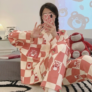 【多款可选】春秋新款长袖居家服两件套