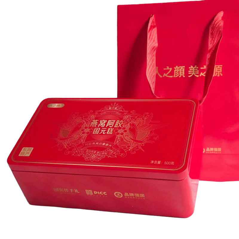 3人之颜燕窝阿胶糕官方旗舰店即食正宗山东阿特产送礼品长辈