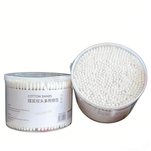 双头棉签1000支化妆用棉签棉棒掏耳朵家用一次性尖头竹棒棉球A