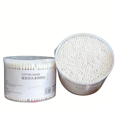 双头棉签1000支化妆用棉签棉棒掏耳朵家用一次性尖头竹棒棉球A
