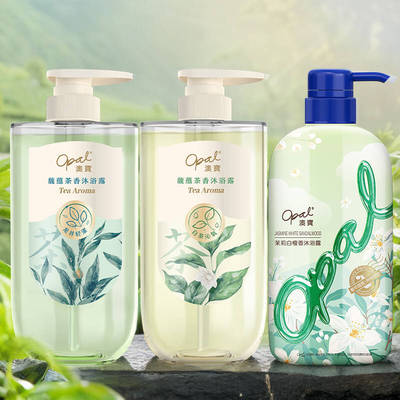 澳宝茶香沐浴露云感泡沫保湿