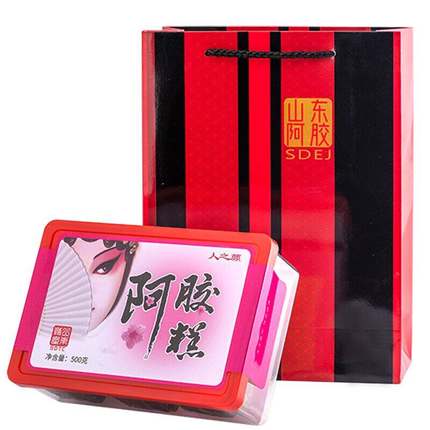 2人之颜阿胶糕即食阿胶山东特产纯手工阿胶固元膏送妈妈礼品老人