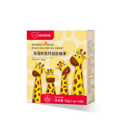 乐米倍优小鹿海补藻钙天然有机儿童钙专用婴幼液体钙青少年成长钙