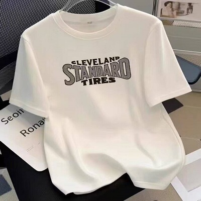 k-Free^Lancer2026新夏季正肩圆领短袖T恤小众韩系百搭上衣180