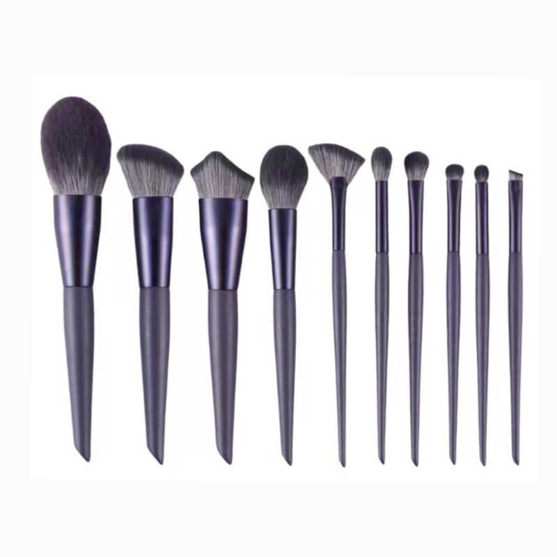 初见紫烟10支化妆刷柔软沧州腮红散粉刷子初学者软毛化妆新手套装 初见紫烟10支化妆刷柔软沧州腮红散粉刷子初学者软毛化妆新手套装