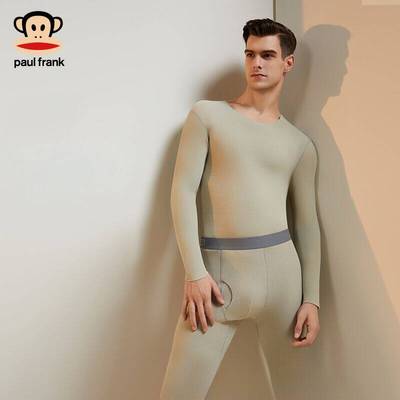 大嘴猴羽毛绒蚕丝发热保暖套装