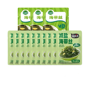 吉香居海带丝野山椒减盐两种口味13袋