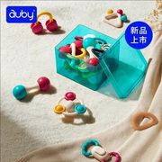 澳贝新生婴儿摇铃牙胶抓握训练礼盒8件套