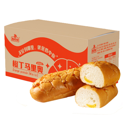 香中你橙丁马里奥手撕面包整箱早餐营养代餐点心饱腹健康零食夜宵