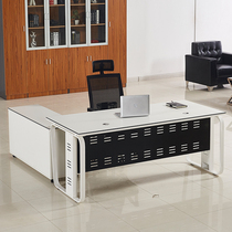 Beijing office furniture owner head managers desk big bandae modern minimalist computer table and chairs combination