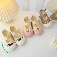 Детские тканевые эспадрильи, детский кролик для детского сада, Южная Корея, стиль «принцесса», в корейском стиле, мягкая подошва