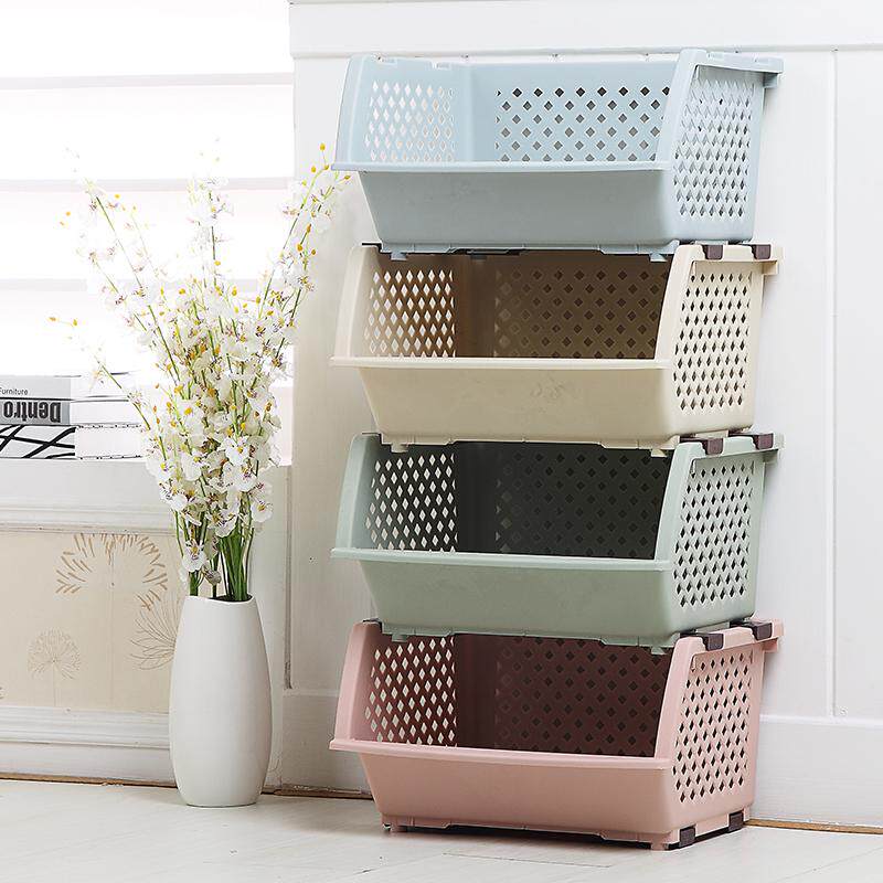 Multi-functional plastic kitchen shelve fruit and vegetable storage shelves Seasoned Shelve Fruit And Vegetable Basket Toy Racks
