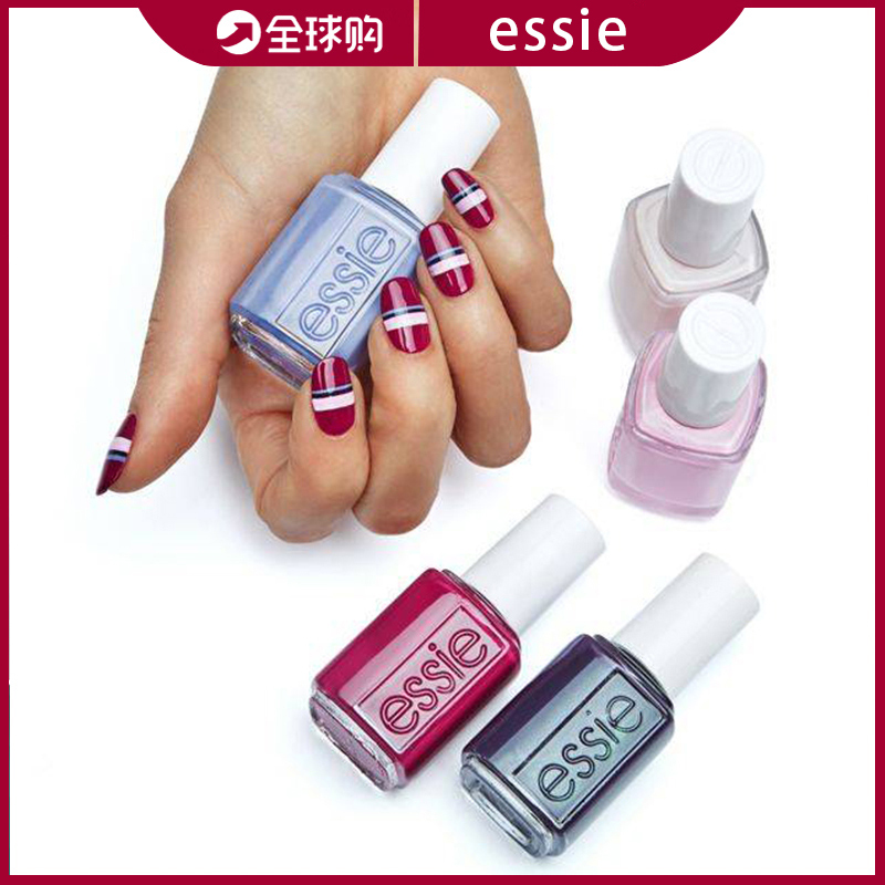 essie colored nail polish lasting not to fall color non-exfoliating lampshade baking quick dry new pop color small bottle