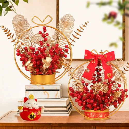 Хатч -Религиозное украшение Форталь Фрукты Моделирование цветочных украшений Новое домашнее украшение Перемещение теплого дома подарки в ритуальные принадлежности для дома