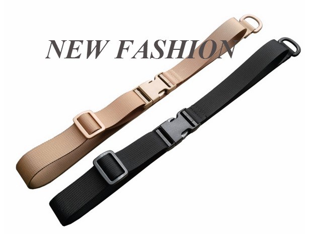 Thả dáng cá tính thời trang tự nhiên chàng trai phổ thông đơn nữ streamer đen trang trí trắng đơn giản - Thắt lưng đai nịt bụng