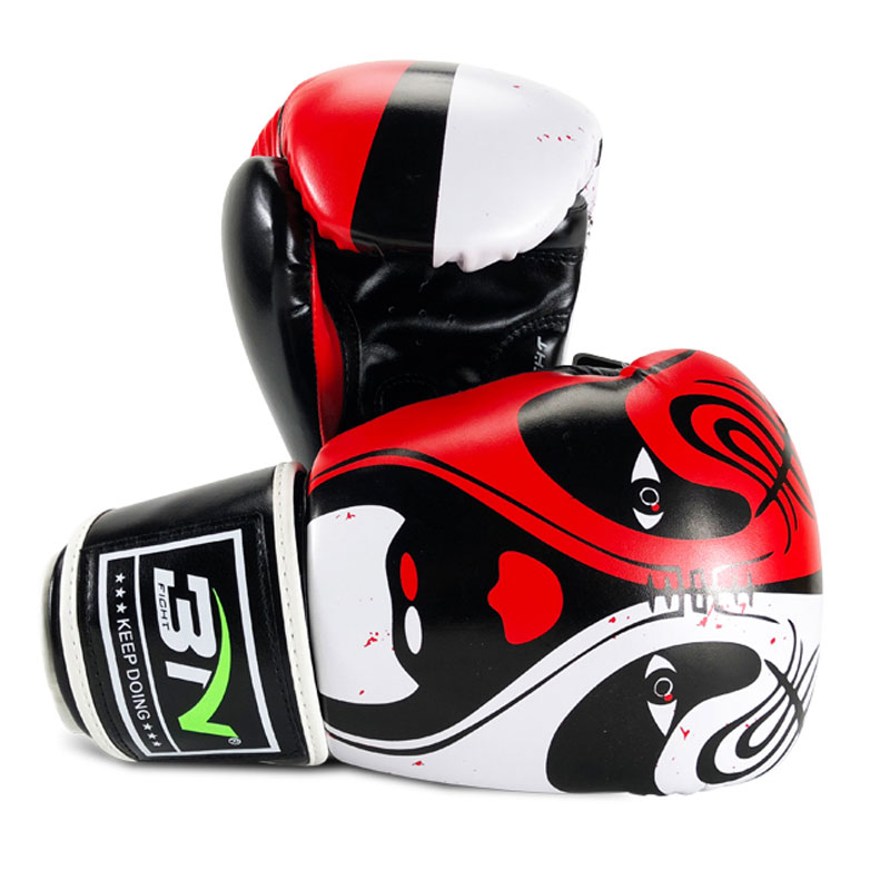 Chinese Wind Face Spectral Boxster Peking Opera Peking Opera Facial Profiling Boxer Sets to Blow Loose to Training Competition for Boxing Gloves