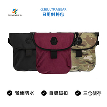 Excellent ERG LIFE * NORMAL daily shoulder bag light exterior waterproof fabric Fidlock self-priming magnetic buckle