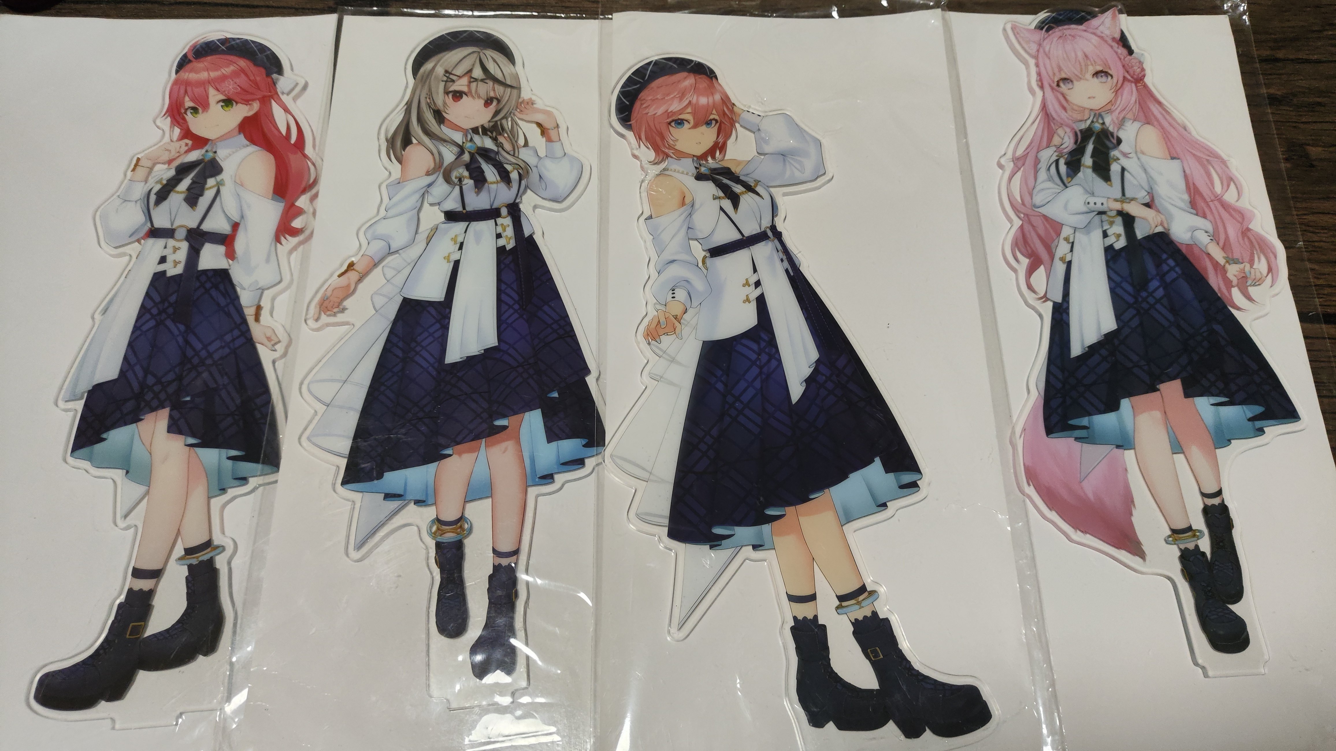 Hololive Watatama Rei, Hiyori Ryuu, Boi Xiaoyi, Rui Sakura, Acrylic Standee