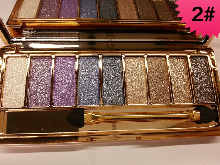 Pooh gấu 9 màu ngọc trai trái đất màu nàng tiên cá Ji eyeshadow kim cương màu siêu đèn flash cuối cùng không thấm nước không nở