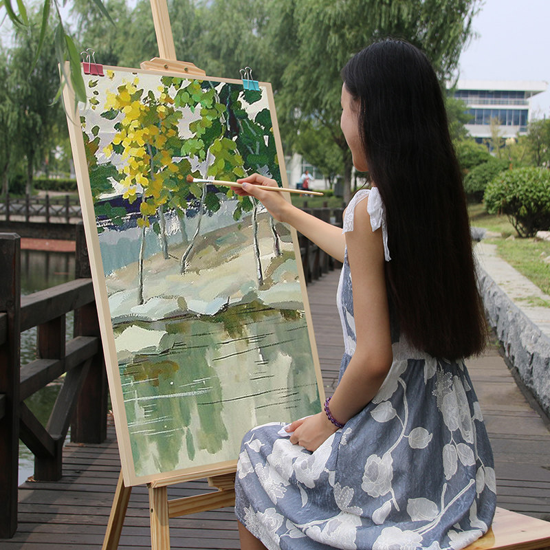 Usd 2128 Drawing Board Easel Set Wooden Bracket Adult
