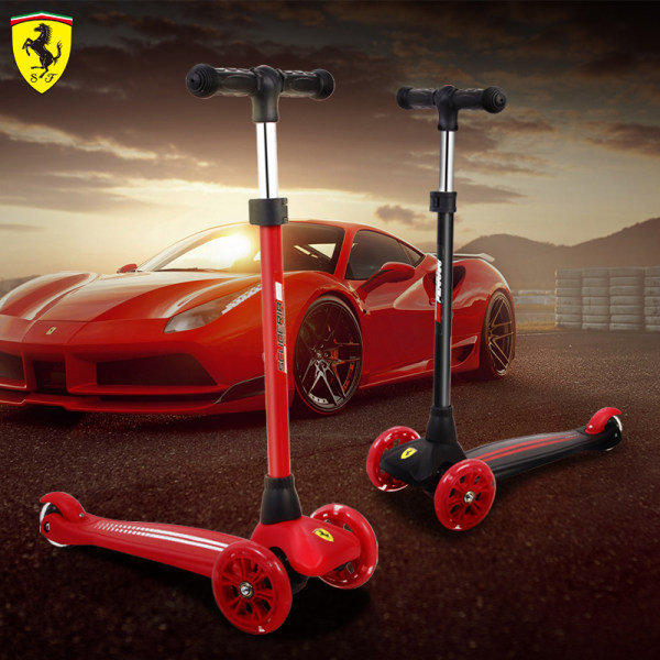 Ferrari 法拉利 儿童滑板车 3轮溜溜车玩具 天猫优惠券折后￥169包邮（￥199-30）2色可选