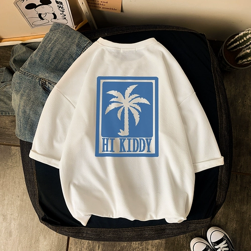 Летняя футболка с коротким рукавом для школьников, короткий рукав