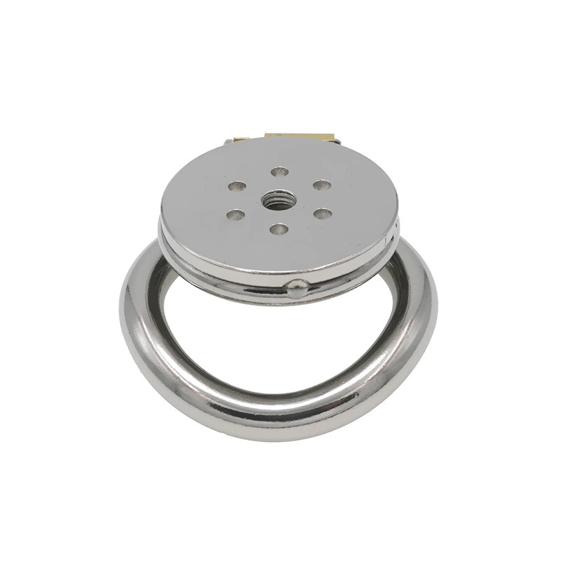 Thép không gỉ nam phẳng kim loại khóa trinh tiết chống thoát cb6000s lồng trinh tiết con chó nô lệ tình dục đồng tính đồ chơi SM khóa trinh tiết nam khóa trinh tiết cho phụ nữ