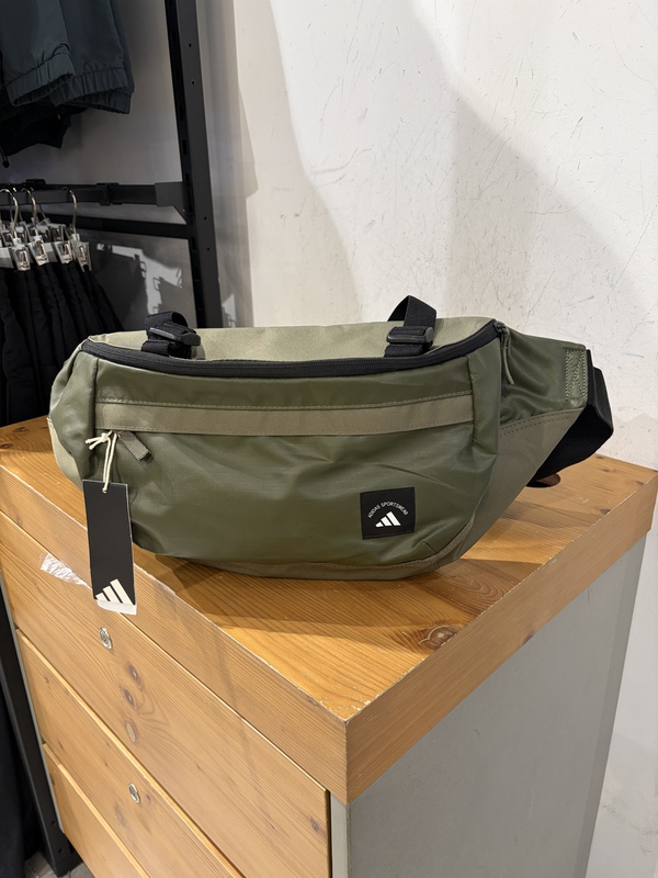 Adidas Adidas Large-Capacity Crossbody Bag, Unisex Workwear Sports Casual Shoulder Bag, Chest Bag, Waist Bag