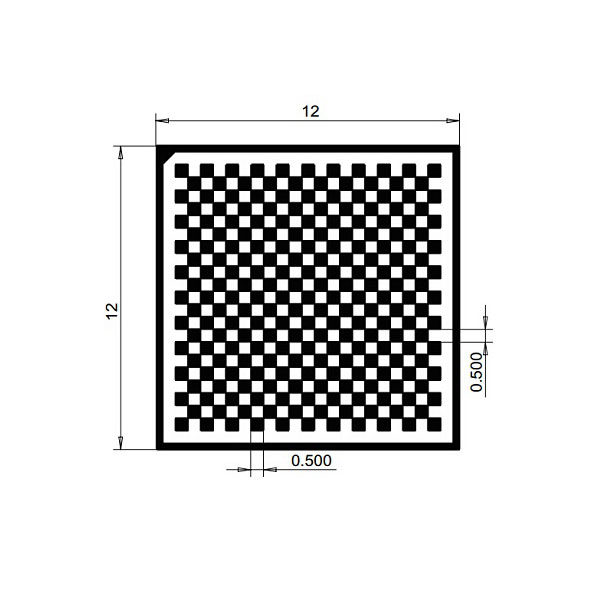 Glass calibration plate 96mm Chessboard Lattice Calibration Target High Precision Camera Calibration Calibration Customizable images