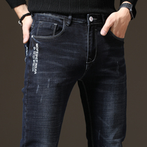 Autumn mens jeans mens loose straight Korean trend autumn long pants spring and autumn retro casual mens pants