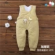 Dây treo trẻ em mùa xuân và mùa thu 0-1 tuổi sơ sinh mùa thu quần áo mỏng cotton một mảnh nam bé nữ quần tập mở mùa đông - Áo liền quần