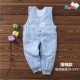 Dây treo trẻ em mùa xuân và mùa thu 0-1 tuổi sơ sinh mùa thu quần áo mỏng cotton một mảnh nam bé nữ quần tập mở mùa đông - Áo liền quần