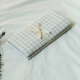 Lưới màu đơn giản đơn giản không in bông cotton vỏ gối bông tốt gối 47 * 74 đơn mảnh 2 gối chống trào ngược babymoov