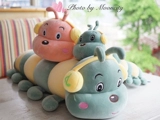 Плюшевая игрушка для сна, подушка, детская кукла девочка, гусеница, подарок на день рождения
