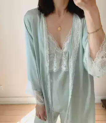 VIRRI CIAGA bone beauty CHAO thin three-dimensional cut white pearl lace lace sexy suit women