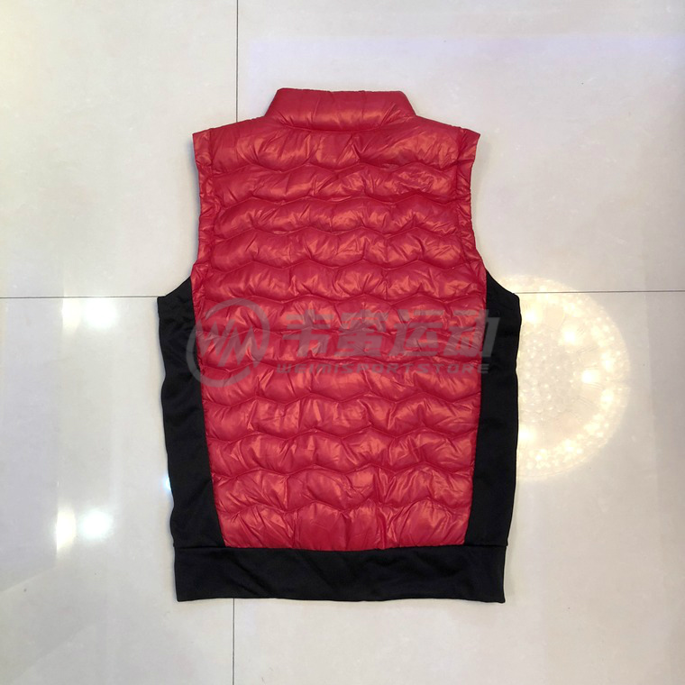JORDAN mùa thu và mùa đông đen và đỏ ấm áp và áo gió nam xuống vest vest thể thao 807950-687 - Áo thể thao áo khoác thể thao nam nike