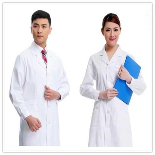 Nightingale male doctor clothes summer clothes white short-sleeved dental pharmacy stomatology overalls white lab coat