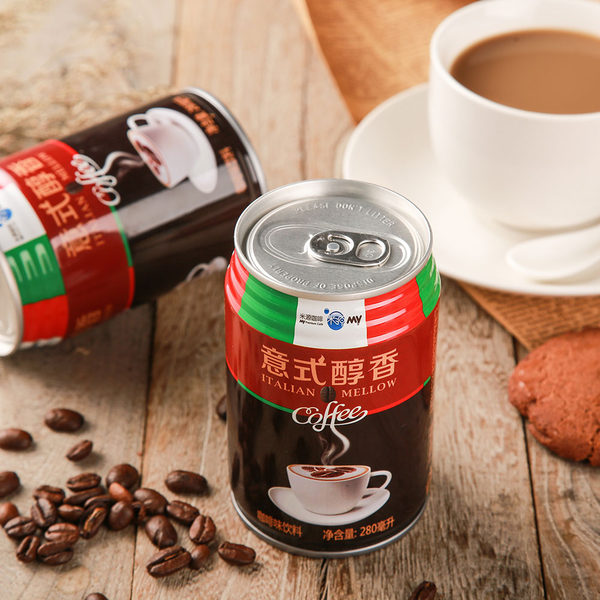 米源 意式醇香咖啡饮料 280ml*6罐  优惠券折后￥11.9包邮（￥26.9-15）